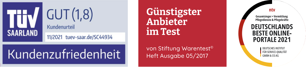 Pflegevermittlung Agentur - Betreuung zu Hause zertifiziert